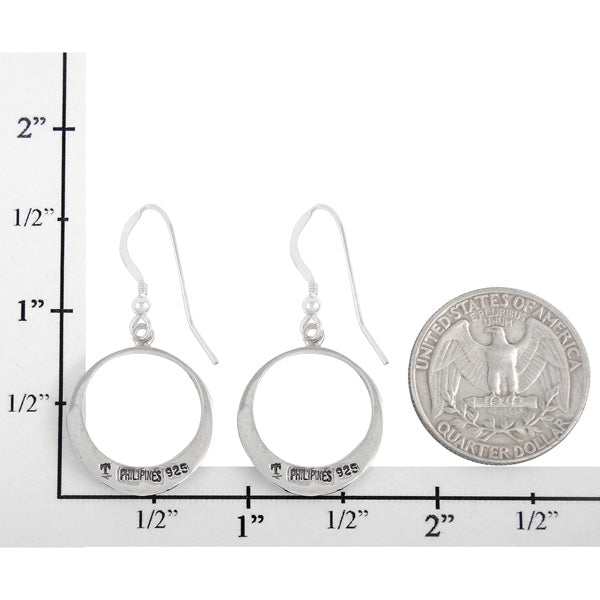 Sterling Silver Earrings Multicolor E1287-C01
