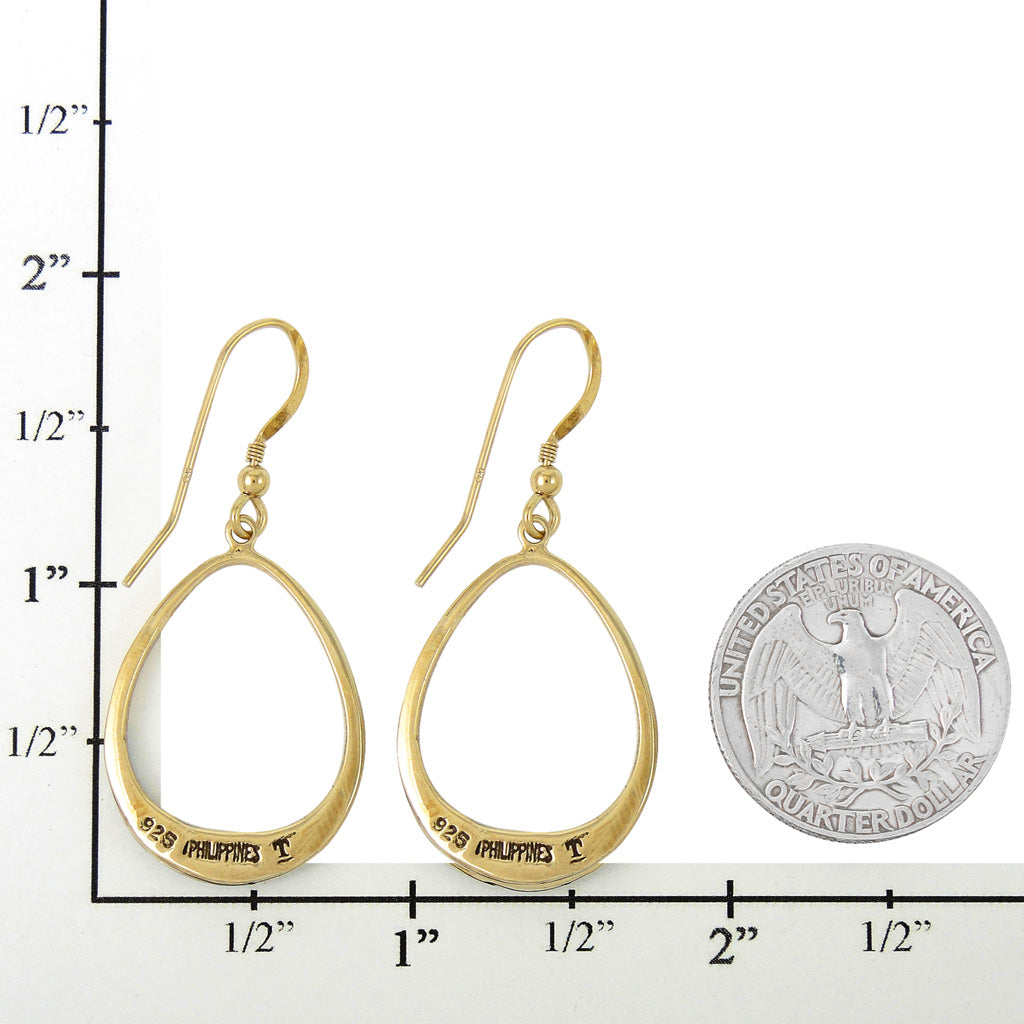 Turquoise Earrings GoldCopper E1291-GB-C05