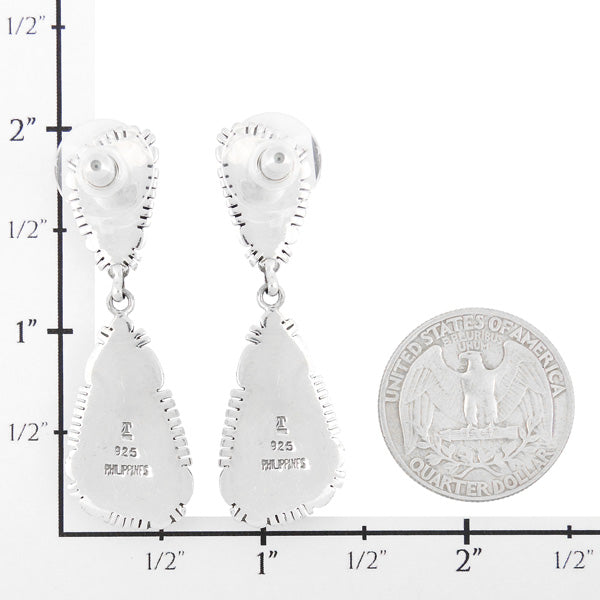 Coral Earrings Sterling Silver E1306-C74