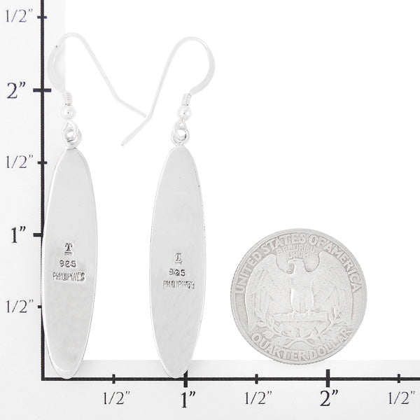 Plum Spiny Earrings Sterling Silver E1309-C92