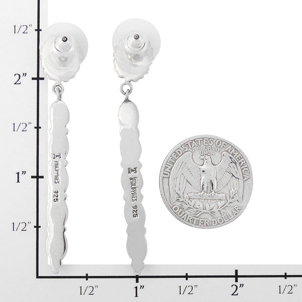 Multicolor Earrings Sterling Silver E1329-C71
