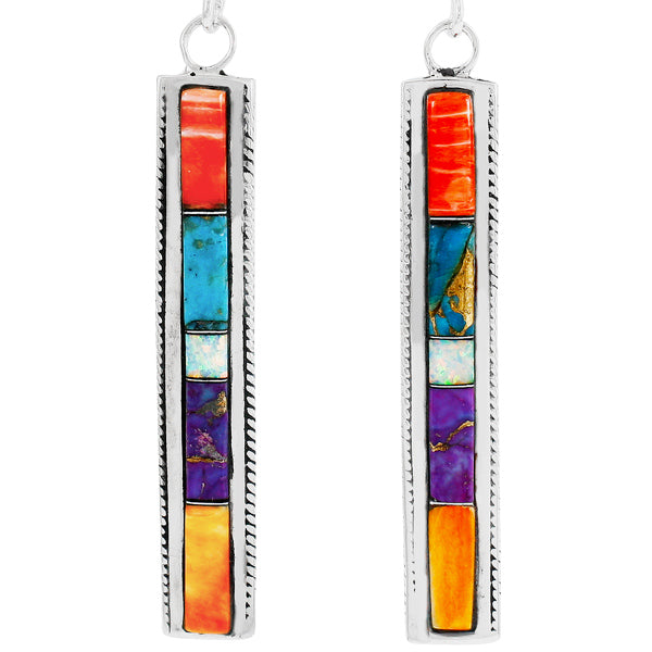 Multicolor Earrings Sterling Silver E1336-C00