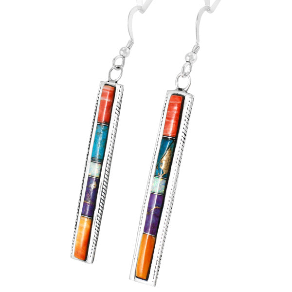 Multicolor Earrings Sterling Silver E1336-C00