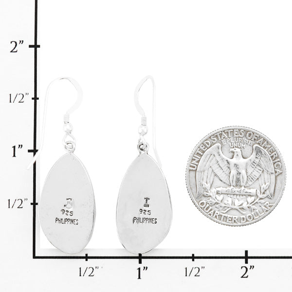 Coral Earrings Sterling Silver E1358-LG-C74