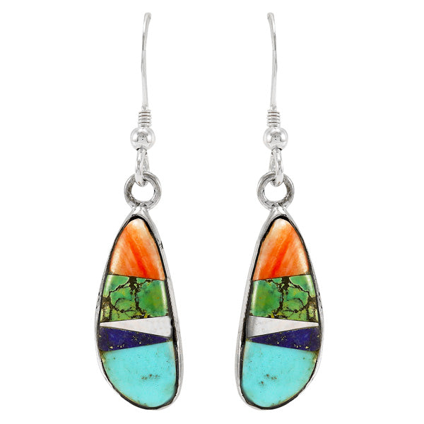 Multicolor Earrings Sterling Silver E1358-SM-C00