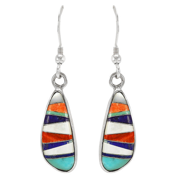 Multicolor Earrings Sterling Silver E1358-SM-C01