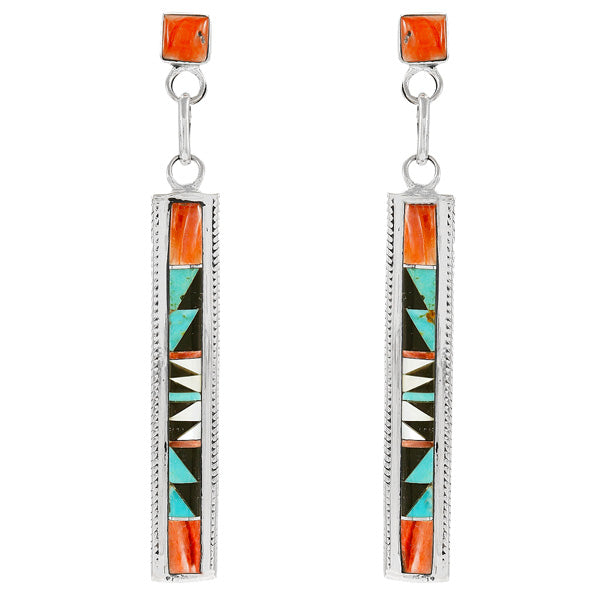 Multicolor Earrings Sterling Silver E1360-C00