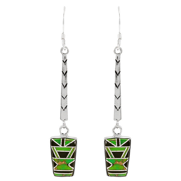 Multicolor Earrings Sterling Silver E1370-C20