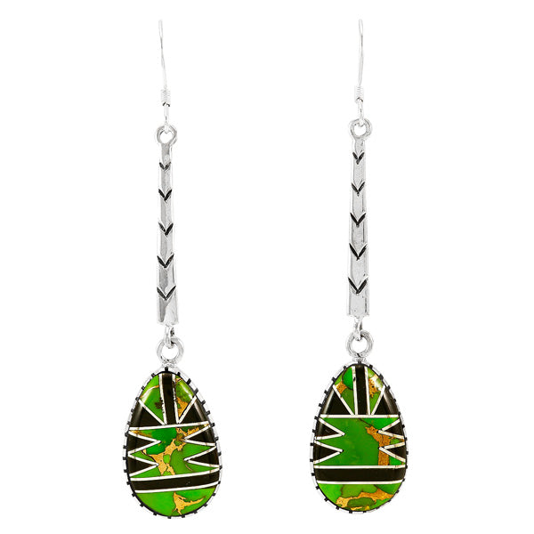 Multicolor Earrings Sterling Silver E1373-C20