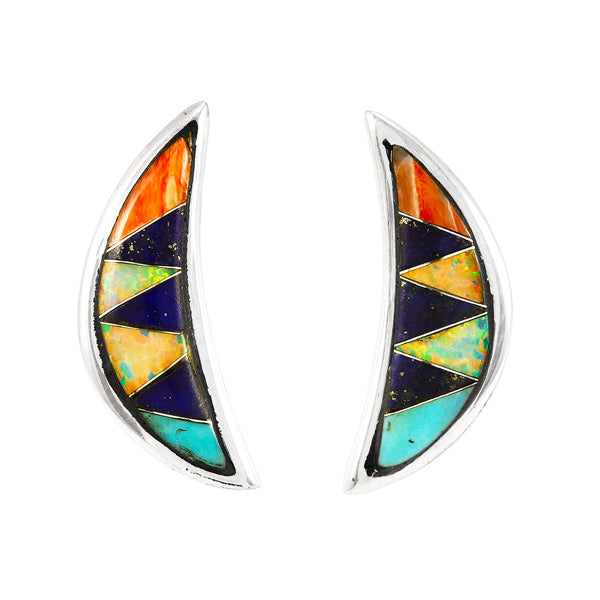Multicolor Earrings Sterling Silver E1377-C00