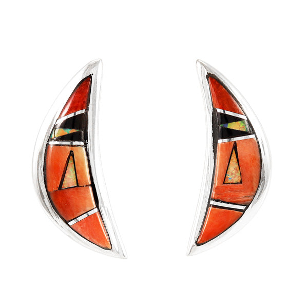 Multicolor Earrings Sterling Silver E1377-C24