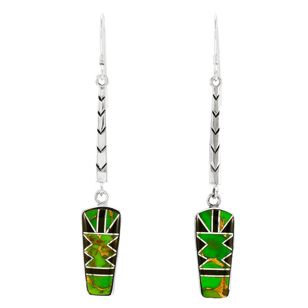 Multicolor Earrings Sterling Silver E1393-C20