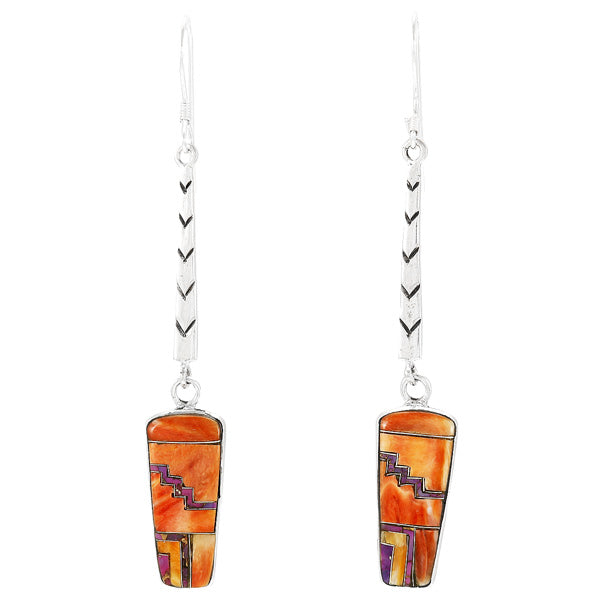 Multicolor Earrings Sterling Silver E1393-C37