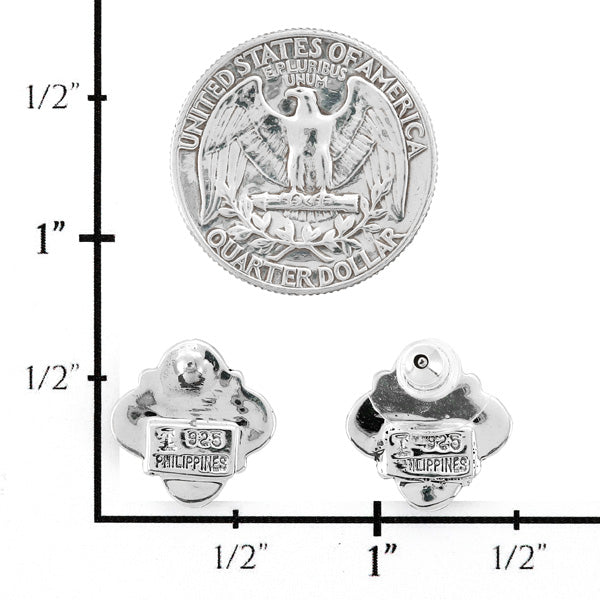 Multicolor Earrings Sterling Silver E1433-C71