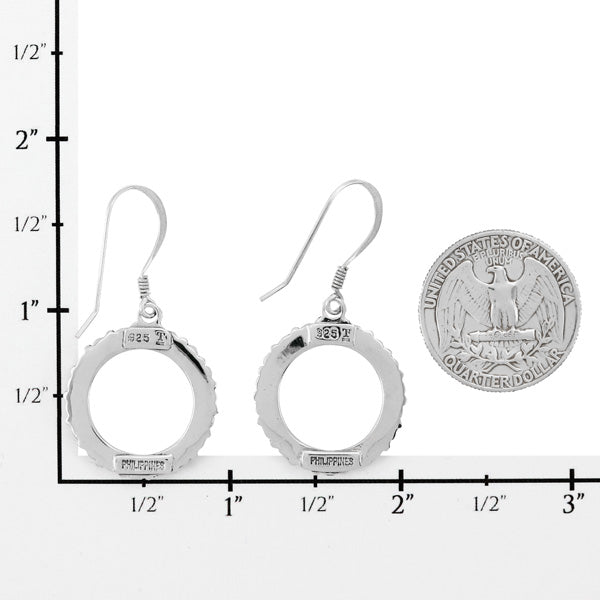 Multicolor Earrings Sterling Silver E1438-C71