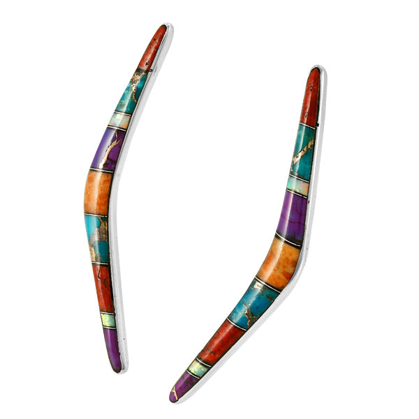 Multicolor Earrings Sterling Silver E1441-C00