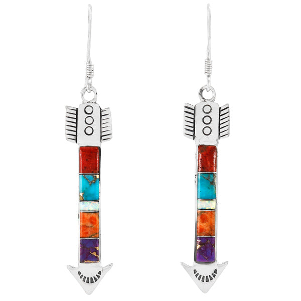 Multicolor Arrow Earrings Sterling Silver E1445-C00