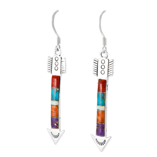 Multicolor Arrow Earrings Sterling Silver E1445-C00