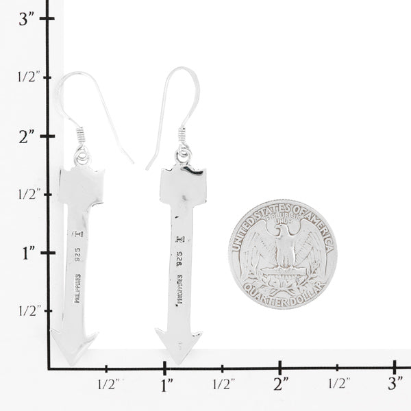 Multicolor Arrow Earrings Sterling Silver E1445-C00