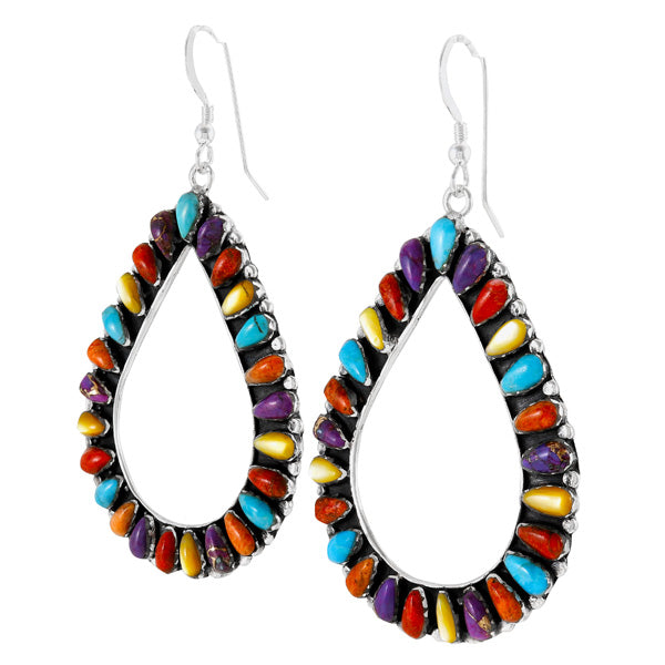 Multicolor Earrings E1471-LG-C71 (Larger version)