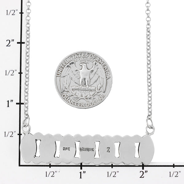 Multicolor Necklace Sterling Silver N6014-C71