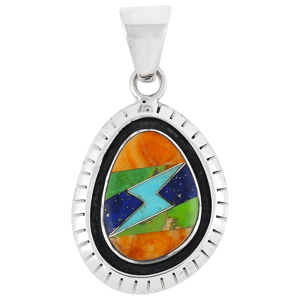 Multicolor Pendant Sterling Silver P3096-C00
