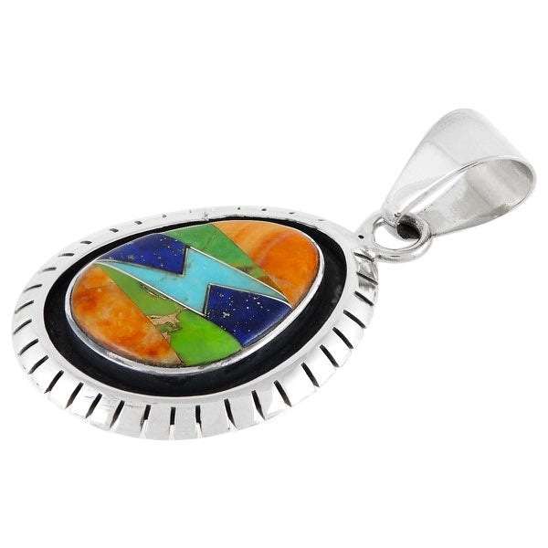 Multicolor Pendant Sterling Silver P3096-C00