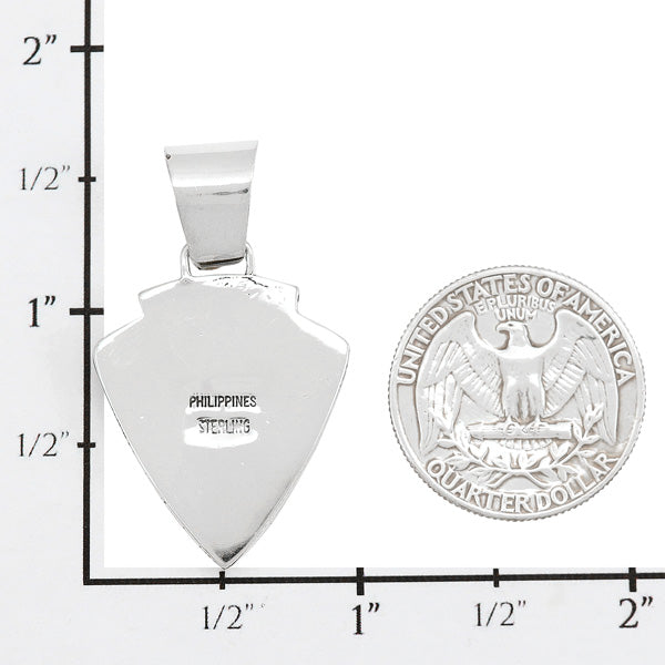 Multicolor Pendant Sterling Silver P3023-C01