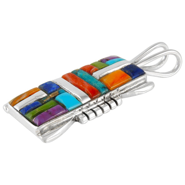 Sterling Silver Pendant Multicolor P3044-LG-C51
