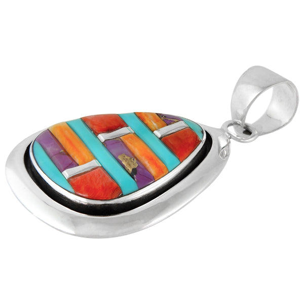 Multicolor Pendant Sterling Silver P3063-C51