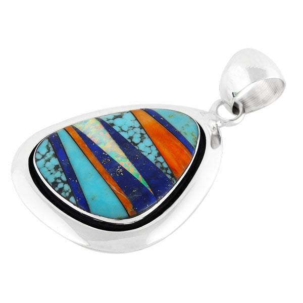 Multicolor Pendant Sterling Silver P3063-C00
