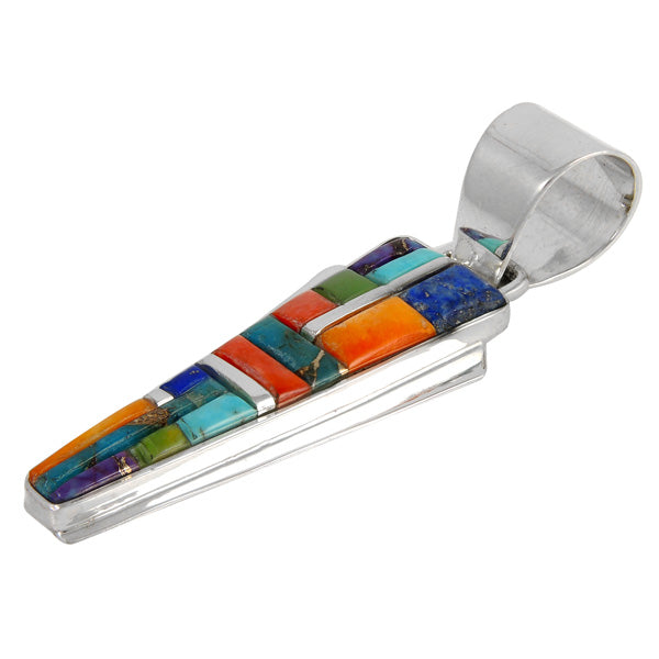 Sterling Silver Pendant Multicolor P3090-C51