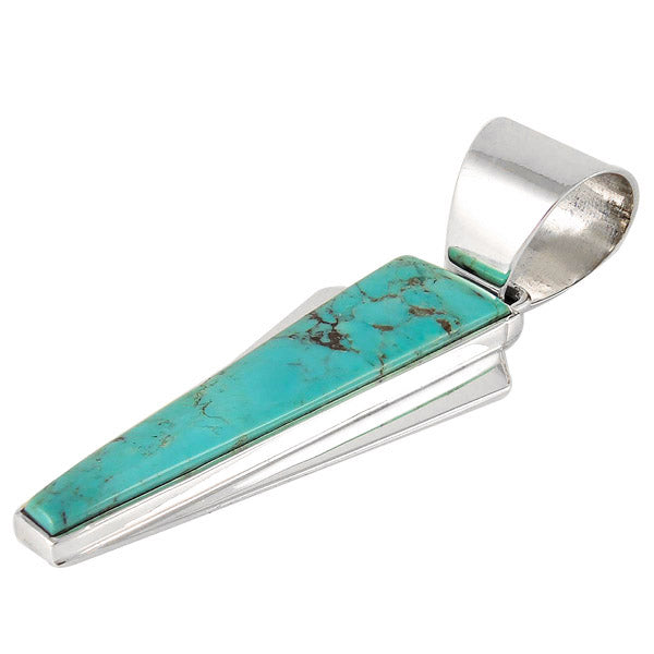 Sterling Silver Pendant Turquoise P3090-C75