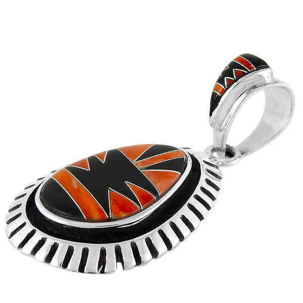 Spiny Oyster Pendant Sterling Silver P3096-C42