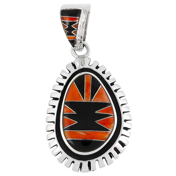 Spiny Oyster Pendant Sterling Silver P3096-C42
