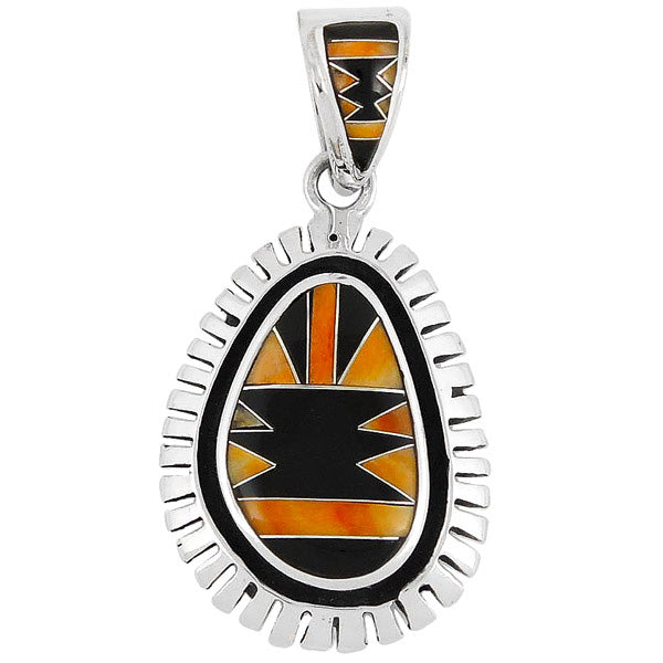Spiny Oyster Pendant Sterling Silver P3096-C44
