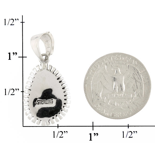 Spiny Oyster Pendant Sterling Silver P3096-C42