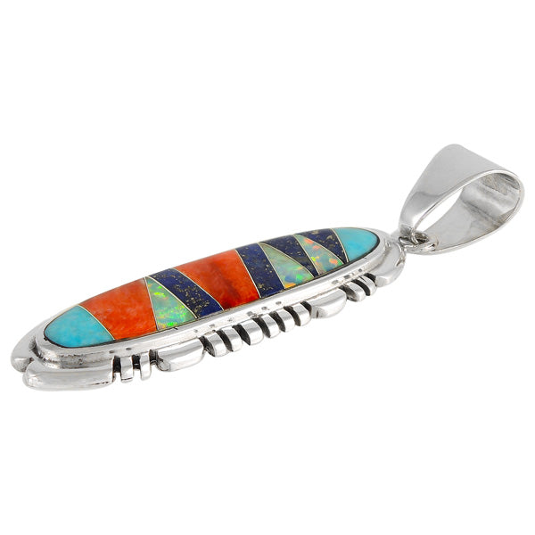 Multicolor Pendant Sterling Silver P3100-C00