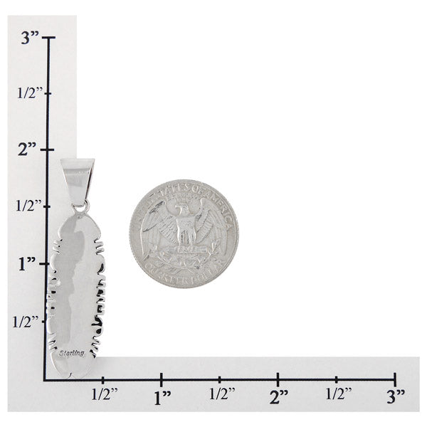 Multicolor Pendant Sterling Silver P3100-C01