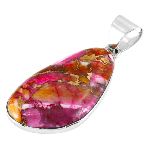 Plum Spiny Pendant Sterling Silver P3102-LG-C92