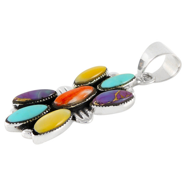 Multicolor Pendant Sterling Silver P3105-C71