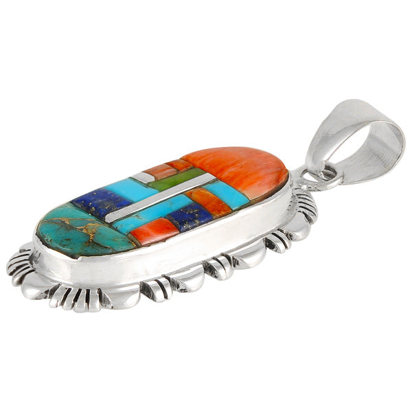 Multicolor Pendant Sterling Silver P3106-C51