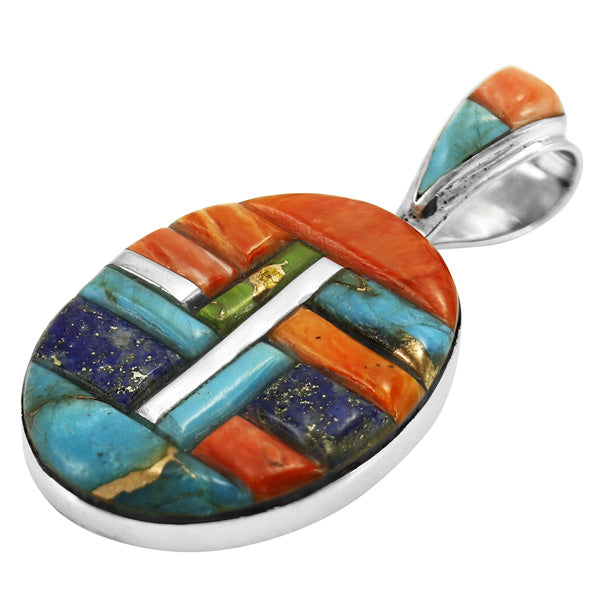 Multicolor Pendant Sterling Silver P3108-C51