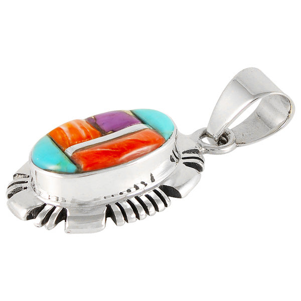 Multicolor Pendant Sterling Silver P3113-C51