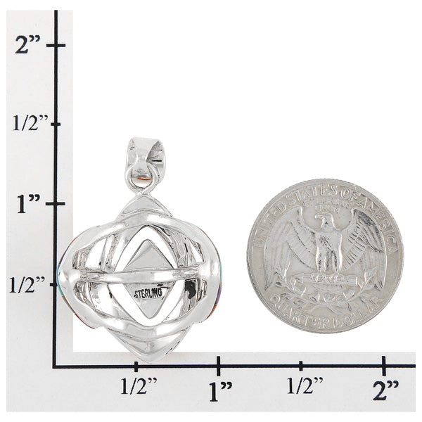 Sterling Silver Pendant Turquoise P3115-C05