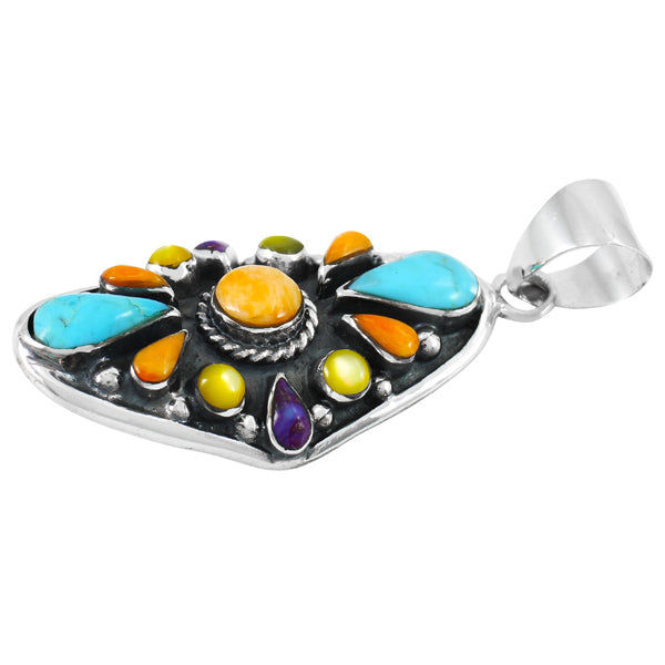 Multicolor Pendant Sterling Silver P3116-C71