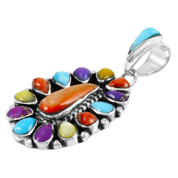 Multicolor Pendant Sterling Silver P3127-SM-C71