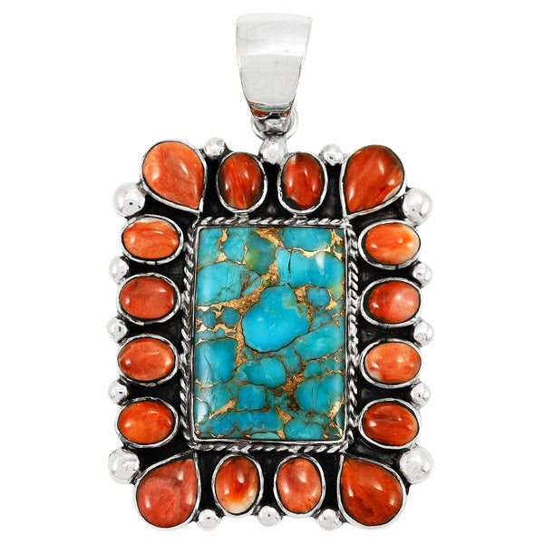 Multicolor Pendant Sterling Silver P3136-C85