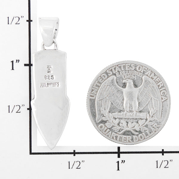 Turquoise Pendant Sterling Silver P3273-C05