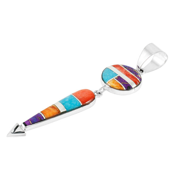 Sterling Silver Pendant Multicolor P3277-C00